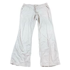 Eddie Bauer Women Pants M Drawstring Linen Blnd Cozycore Hike Vacation Boho Chic